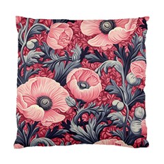 Vintage Floral Poppies Standard Cushion Case (two Sides)