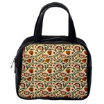 Floral Design Classic Handbag (One Side)
