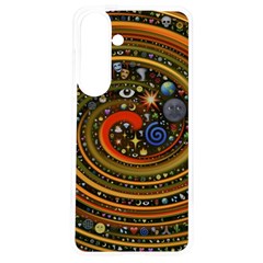 Swirl Vortex Emoji Cyclone Motion Art Samsung Galaxy S24 6 2 Inch Tpu Uv Case by Paksenen