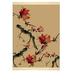 Chinese Plum Blossom Spring Hanging Canvas Prints 16  X 22 