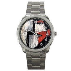 Abstract  Sport Metal Watch