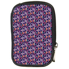 Trippy Cool Pattern Compact Camera Leather Case
