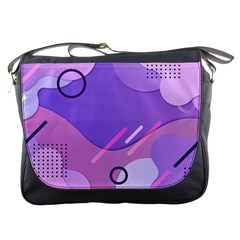 Colorful Labstract Wallpaper Theme Messenger Bag