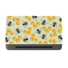 Bees Pattern Honey Bee Bug Honeycomb Honey Beehive Memory Card Reader With Cf