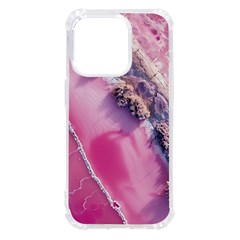 Texture Pink Pattern Paper Grunge Iphone 14 Pro Tpu Uv Print Case