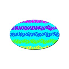 Abstract Design Pattern Sticker Oval (10 Pack)
