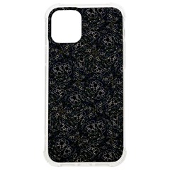 Midnight Blossom Elegance Black Backgrond Iphone 12/12 Pro Tpu Uv Print Case by dflcprintsclothing