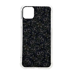 Midnight Blossom Elegance Black Backgrond Iphone 11 Pro Max 6 5 Inch Tpu Uv Print Case