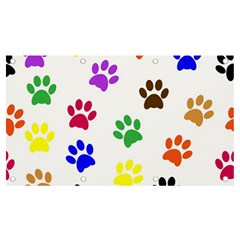 Pawprints Paw Prints Paw Animal Banner And Sign 7  X 4 