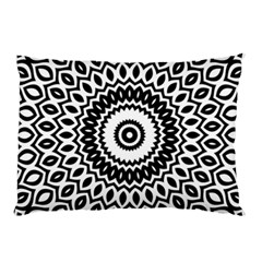 Circular Concentric Radial Symmetry Abstract Pillow Case (two Sides)
