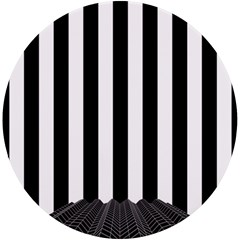 Stripes Geometric Pattern Digital Art Art Abstract Abstract Art Uv Print Round Tile Coaster by Proyonanggan