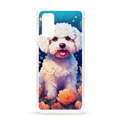 Cute Puppy With Flowers Samsung Galaxy S20 6 2 Inch Tpu Uv Case by Sparkle