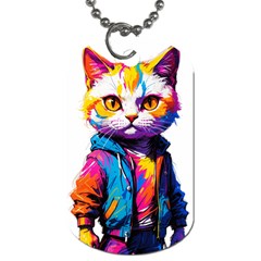 Wild Cat Dog Tag (two Sides) by Sosodesigns19