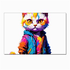 Wild Cat Postcard 4 x 6  (pkg Of 10) by Sosodesigns19