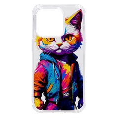 Wild Cat Iphone 14 Pro Tpu Uv Print Case by Sosodesigns19