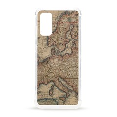 Old Vintage Classic Map Of Europe Samsung Galaxy S20 6 2 Inch Tpu Uv Case