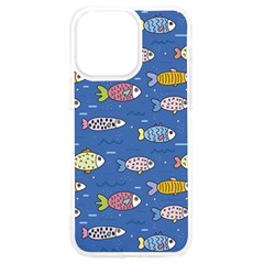 Sea Fish Blue Submarine Animals Patteen Iphone 15 Pro Max Tpu Uv Print Case