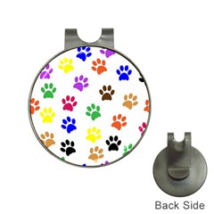 Pawprints Paw Prints Paw Animal Hat Clips With Golf Markers