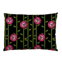 Abstract Rose Garden Pillow Case