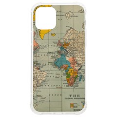 Vintage World Map Iphone 12/12 Pro Tpu Uv Print Case by Ket1n9