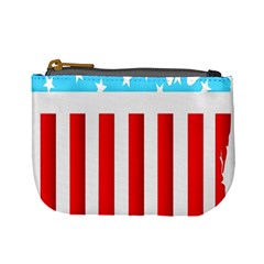 Usa Flag Map Coin Change Purse by level3101